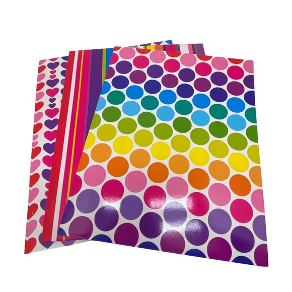 Lisa Frank Queen of Color NOS 2 pocket School Folders Portfolio - Picture 2 of 15